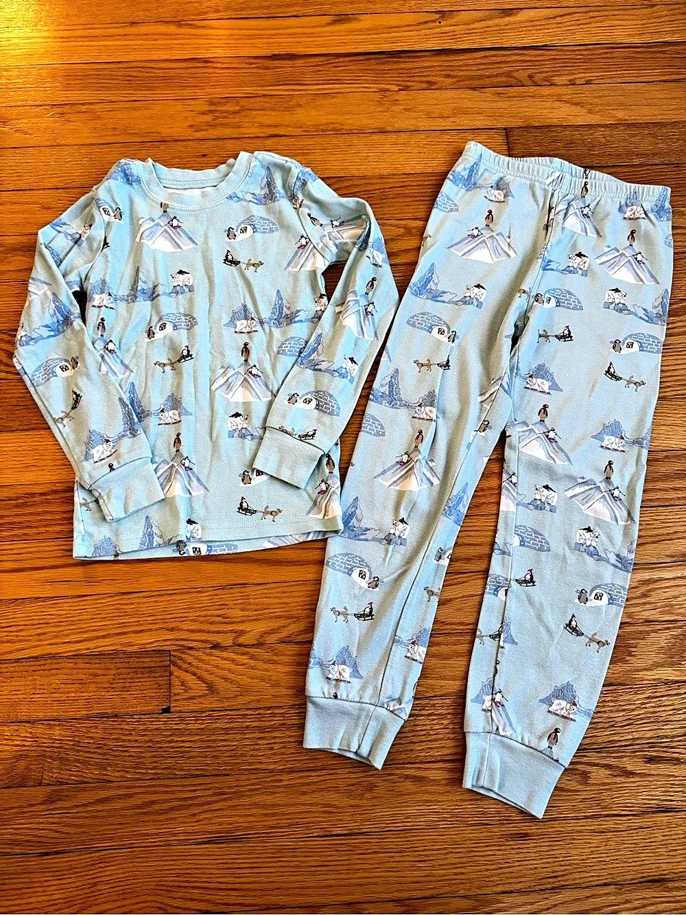 Janie and Jack winter Pajama Set Size 7